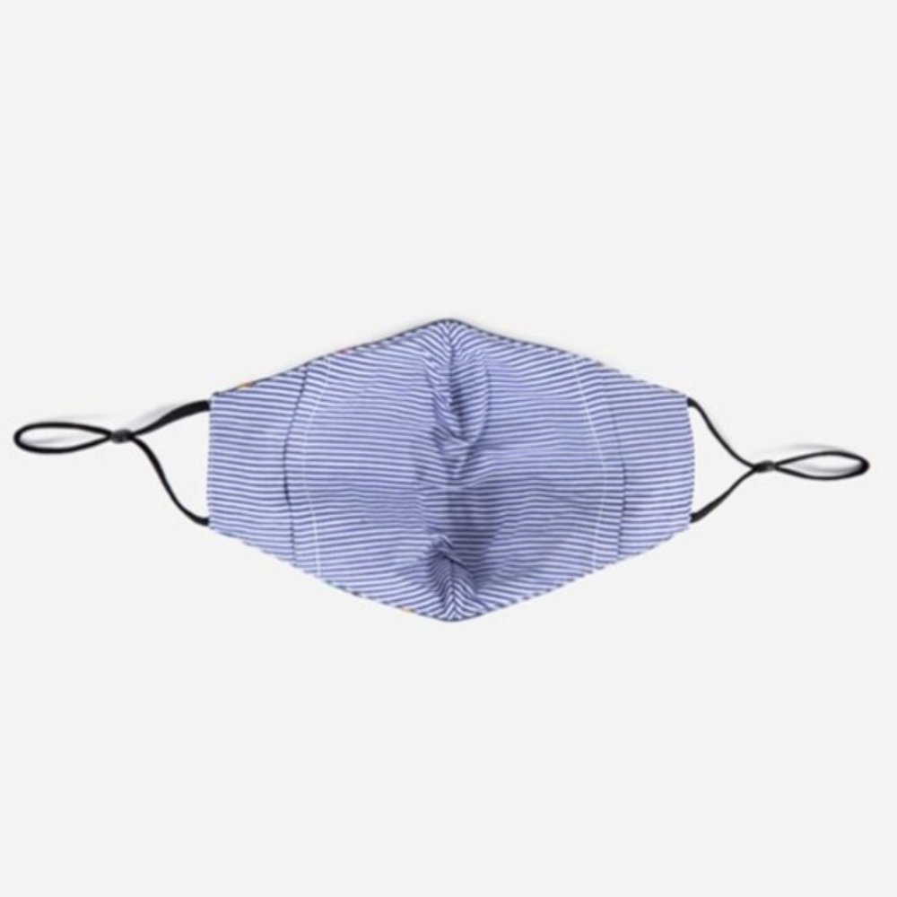 NEW Johnny Was Medium Wash Denim Embroidered Mask - Picture 4 of 4